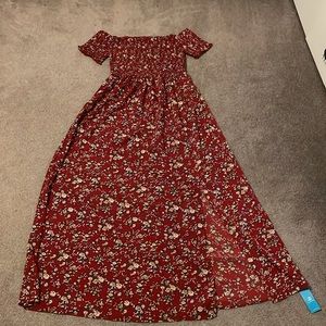 NWT Cupshe Floral Maxi Dress size M